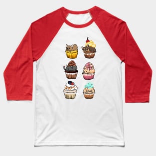 Cupcake Chihuahua Baseball T-Shirt